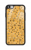 iPhone 6 Plus Sarı Bindanlı Tasarımlı Glossy Telefon Kılıfı