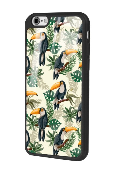 iPhone 6 Plus Tukan Kuşu Tasarımlı Glossy Telefon Kılıfı