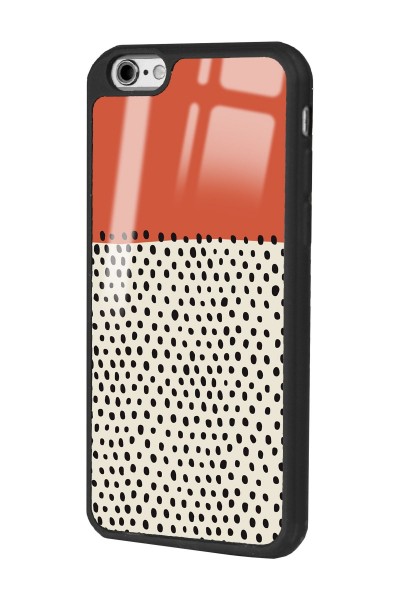 iPhone 6 Plus Uyumlu Siyah Vintage Art Tasarımlı Glossy Telefon Kılıfı