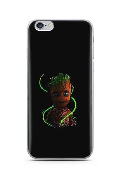 Iphone 6s Plus Baby Groot Tasarım Süper Şeffaf Silikon Telefon Kılıfı