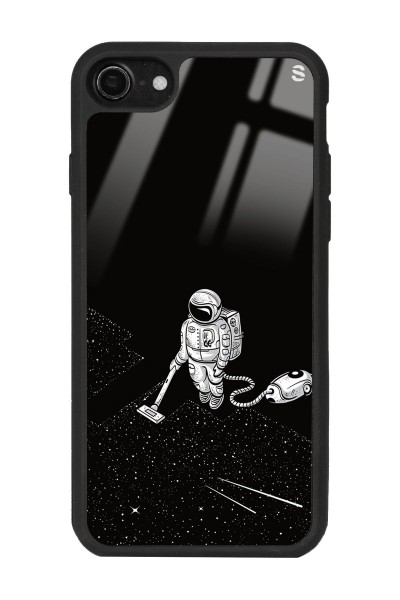 iPhone 7 - 8 Astronot Tatiana Tasarımlı Glossy Telefon Kılıfı