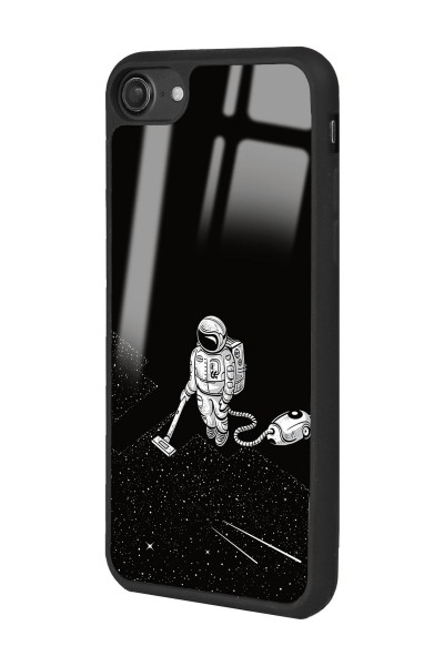 iPhone 7 - 8 Astronot Tatiana Tasarımlı Glossy Telefon Kılıfı