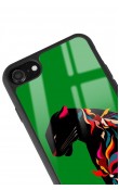 iPhone 7 - 8 Renkli Leopar Tasarımlı Glossy Telefon Kılıfı