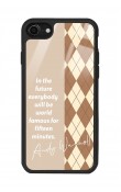 iPhone 7 - 8 - Se Andy Ekose Tasarımlı Glossy Telefon Kılıfı