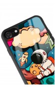 iPhone 7 - 8 - Se Baby Astronaut Tasarımlı Glossy Telefon Kılıfı