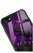 iPhone 7 - 8 - Se Black Panter Tasarımlı Glossy Telefon Kılıfı