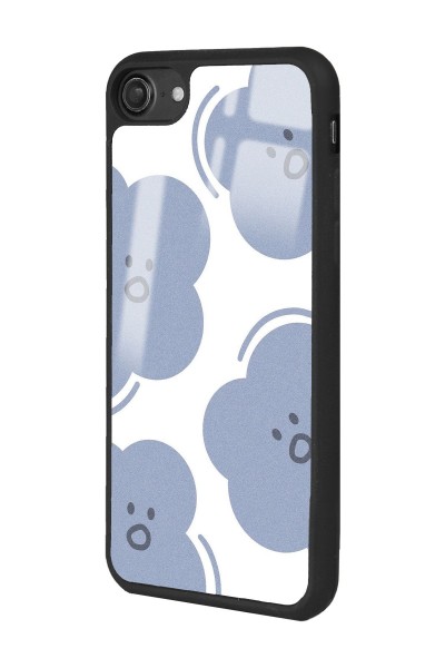 iPhone 7 - 8 - Se Cloud Face Tasarımlı Glossy Telefon Kılıfı