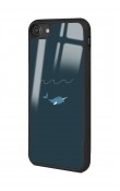 iPhone 7 - 8 - Se Doodle Fish Tasarımlı Glossy Telefon Kılıfı