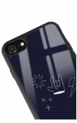 iPhone 7 - 8 - Se Doodle Punk Tasarımlı Glossy Telefon Kılıfı