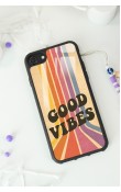 iPhone 7 - 8 - Se Good Vibes Tasarımlı Glossy Telefon Kılıfı