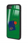 iPhone 7 - 8 - Se Happy Green Tasarımlı Glossy Telefon Kılıfı