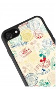 iPhone 7 - 8 - Se Mickey Stamp Tasarımlı Glossy Telefon Kılıfı