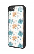 iPhone 7 - 8 - Se Minik Yapraklar Tasarımlı Glossy Telefon Kılıfı