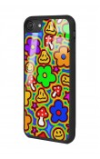 iPhone 7 - 8 - Se Neon Flowers Tasarımlı Glossy Telefon Kılıfı