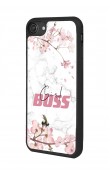 iPhone 7 - 8 - Se Sakura Girl Boss Tasarımlı Glossy Telefon Kılıfı