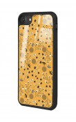 iPhone 7 - 8 - Se Sarı Bindanlı Tasarımlı Glossy Telefon Kılıfı