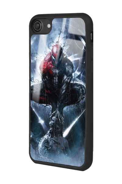 iPhone 7 - 8 - Se Spiderman Tasarımlı Glossy Telefon Kılıfı
