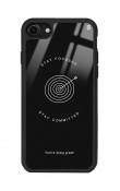 iPhone 7 - 8 - Se Stay Focused Tasarımlı Glossy Telefon Kılıfı