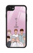 iPhone 7 - 8 - Se Uyumlu Bts K-pop Tasarımlı Glossy Telefon Kılıfı