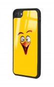 iPhone 7 - 8 Yellow Angry Birds Tasarımlı Glossy Telefon Kılıfı
