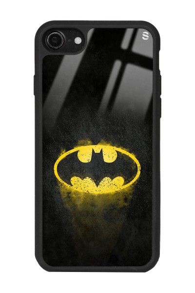 iPhone 7 - 8 Yellow Batman Tasarımlı Glossy Telefon Kılıfı