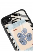 iPhone 7 - 8 Zebra Emoji Tasarımlı Glossy Telefon Kılıfı