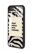 iPhone 7 - 8 Zebra Motto Tasarımlı Glossy Telefon Kılıfı