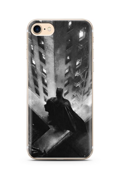 iPhone 7 Batman Tasarım Süper Şeffaf Silikon Telefon Kılıfı