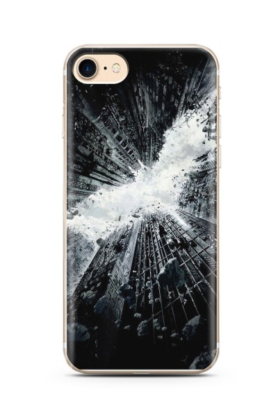 iPhone 7 Gökdelen Tasarım Süper Şeffaf Silikon Telefon Kılıfı