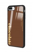 iPhone 7 Plus - 8 Plus Choclate Tasarımlı Glossy Telefon Kılıfı