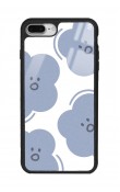 iPhone 7 Plus - 8 Plus Cloud Face Tasarımlı Glossy Telefon Kılıfı