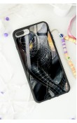 iPhone 7 Plus - 8 Plus Dark Spider Tasarımlı Glossy Telefon Kılıfı