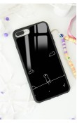 iPhone 7 Plus - 8 Plus Doodle Casper Tasarımlı Glossy Telefon Kılıfı