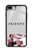 iPhone 7 Plus - 8 Plus Doodle Friends Tasarımlı Glossy Telefon Kılıfı