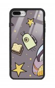 iPhone 7 Plus - 8 Plus Doodle Jump Tasarımlı Glossy Telefon Kılıfı