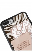 iPhone 7 Plus - 8 Plus Emoji Zebra Tasarımlı Glossy Telefon Kılıfı