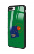 iPhone 7 Plus - 8 Plus Happy Green Tasarımlı Glossy Telefon Kılıfı