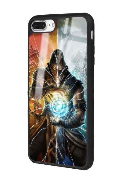 iPhone 7 Plus - 8 Plus Mortal Combat Tasarımlı Glossy Telefon Kılıfı