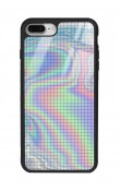 iPhone 7 Plus - 8 Plus Neon Dama Tasarımlı Glossy Telefon Kılıfı
