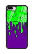 iPhone 7 Plus - 8 Plus Neon Damla Tasarımlı Glossy Telefon Kılıfı