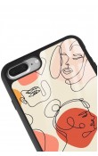 iPhone 7 Plus - 8 Plus Nude Maske Tasarımlı Glossy Telefon Kılıfı