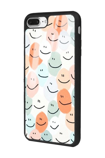 iPhone 7 Plus - 8 Plus Nude Smile Tasarımlı Glossy Telefon Kılıfı