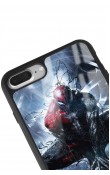 iPhone 7 Plus - 8 Plus Spiderman Tasarımlı Glossy Telefon Kılıfı