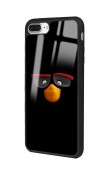 iPhone 7 Plus 8 Plus Uyumlu Black Angry Birds Tasarımlı Glossy Telefon Kılıfı