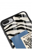 iPhone 7 Plus - 8 Plus Zebra Matısse Tasarımlı Glossy Telefon Kılıfı