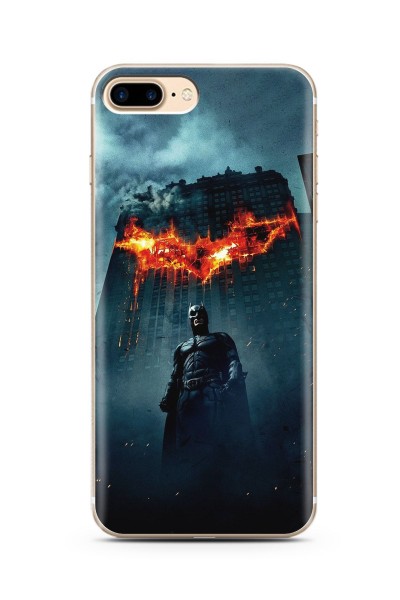 iPhone 7 Plus Batman Tasarım Süper Şeffaf Silikon Telefon Kılıfı