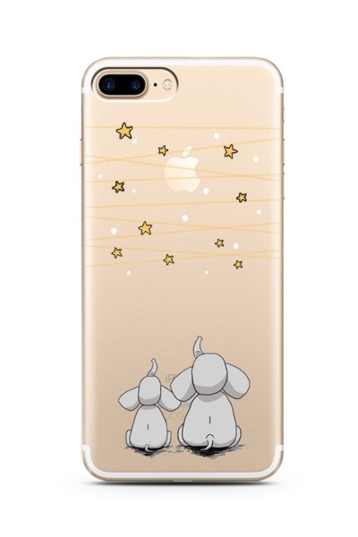 iPhone 7 Plus Filler Tasarımlı Süper Şeffaf Silikon Telefon Kılıfı