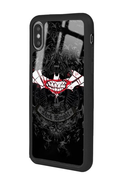 iPhone X - Xs Batman Joker Tasarımlı Glossy Telefon Kılıfı Uyumlu