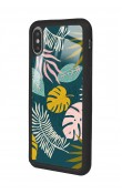 iPhone X - Xs Color Leaf Tasarımlı Glossy Telefon Kılıfı