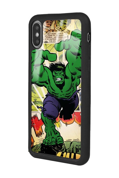 iPhone X - Xs Hulk Tasarımlı Glossy Telefon Kılıfı